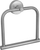 Mbajtës peshqiri Uno Towel Holder Ring-Squa 122499, metal, satine, gri