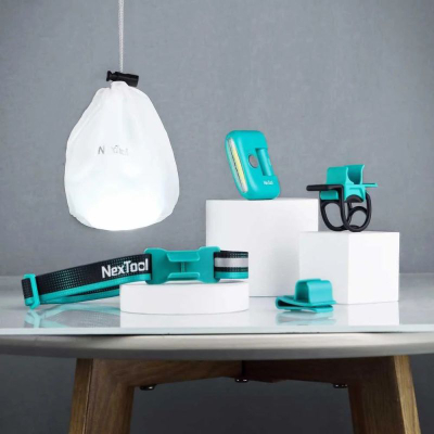 Fener koke Xiaomi Nextool COB, i papërshkueshëm nga uji, karikim Type C, blu
