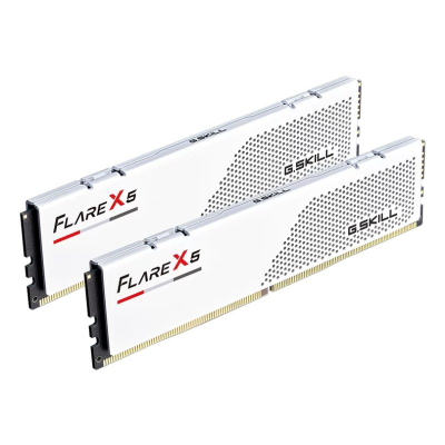 Memorie RAM G.Skill Flare X5, DDR5 64GB 6000MHz, kit 2x32GB, e bardhë