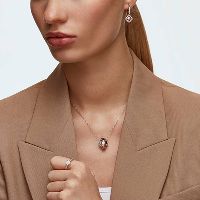 Vathë për femra Swarovski 5516477, të artë/rozë