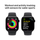Apple Watch Series 10 GPS, 42mm, Jet Black Aluminum Case with Black Sport Band, M/L
