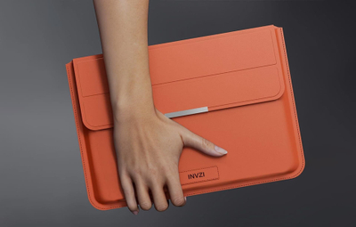 Hapsë laptopi Invzi Minimalist për MacBook Pro Air, 13 14", set 2 copë, gri