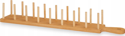 Mbajtëse taco Banquet Bamboo 90503, bambu, 41x7x6 cm, ngjyrë natyrale
