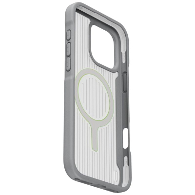 Куќиште за телефон Uniq Combat Active MagClick, за iPhone 16 Pro Max, со MagSafe, сиво