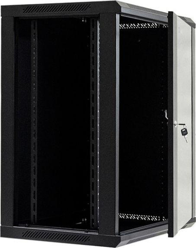 Netrack F-Line Rack 19 Ѕиден Кабинет, 15U, 600x450mm, Црн
