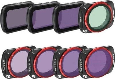 Set filtrash Freewell 8Pack All Day QuickSwap, ND NDPL CPL, për Osmo Pocket 3, magnetik