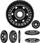 Disk bluarës Dedra R15, 120mm, 13000RPM, i artë