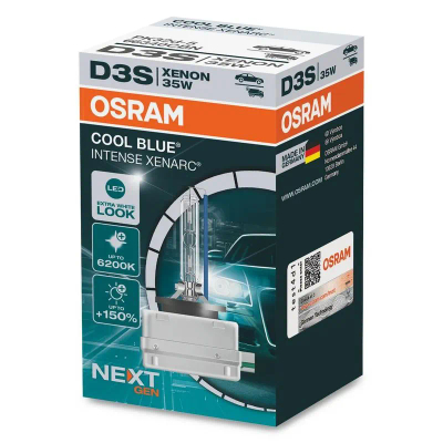 Lampa D3s 12v/24v 35w +150% 6200k Cool Blue Intense ®