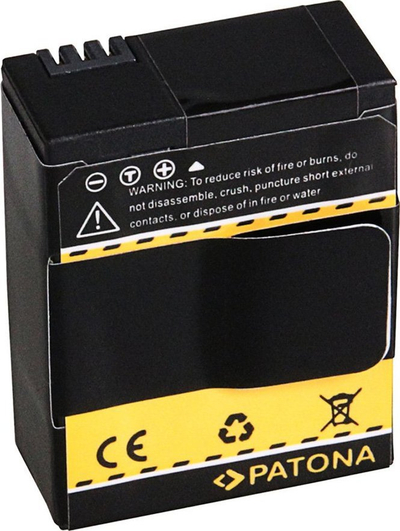 Батерија за камера ПАТОНА Про AHDBT 301, 1180mAh, Ли Пол 3.7V, црна