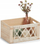 Kuti druri Zeller Wooden Box Openwork BOHO, 30 x 20 x 16 cm, kafe natyrale