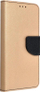 Këllëf portofol Fancy për Xiaomi Redmi 9A, me magnet, bëhet si bazë qëndrimi, ngjyrë gold