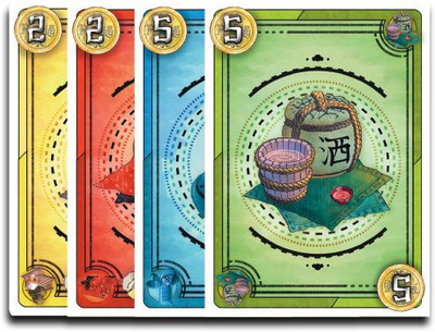 Игра на маса Cube Merchants of Osaka, стратешка, за 2 до 4 играчи, повеќебојна