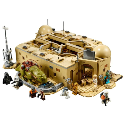 Lodër ndërtimi LEGO Star Wars Mos Eisley Cantina 75290, set koleksionistësh, shumëpjesësh, shumëngjyrëshe