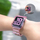 Rrip silikoni me kasë Hurtel Strap Light Set për Apple Watch 40mm, i verdhë