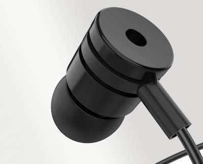 Kufje in-ear Foneng EP200, me kabllo, jack 3.5 mm, ngjyrë e zezë