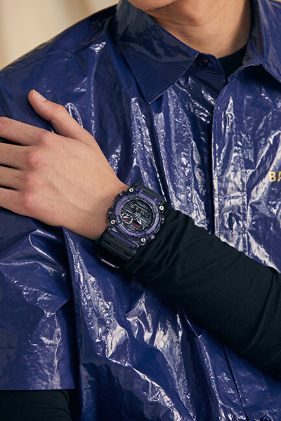 Orë sportive për meshkuj Casio, e zezë