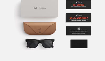 Syze t’zgjuara Ray-Ban Meta Wayfarer Gen 2, lente Transitions Clear to Graphite Green, Shiny Black