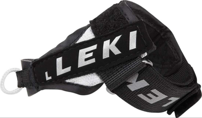 Rripa Nordic Walking Leki NW Trigger Shark, për shtiza Trigger 3, për madhësi M L XL, ngjyrë argjendtë