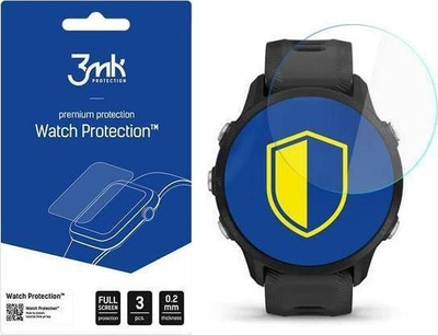 Xham mbrojtës hibrid 3MK FlexibleGlass për Garmin Forerunner 955, 0.2mm, transparent