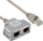 Përshtatës rrjeti InLine T-Adapter ISDN Cat.5e, RJ45 mashkull në 2x RJ45 femër, 15cm
