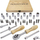 Set çelësash Rockforce 1/4", 38 copë, metalik