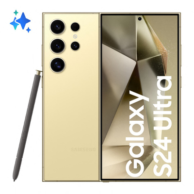 Телефон Samsung Galaxy S24 Ultra SM-S928B, 12GB RAM, 256GB, 5G, Titanium Yellow