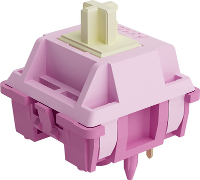 Switche mekanike Akko V3 Creamy Purple Pro, 5-pin, 30gf tactile, set 45 copë