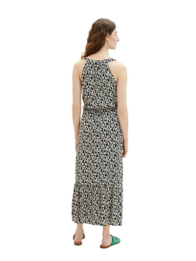 Fustan Tom Tailor Regular Fit, bardhё/zi