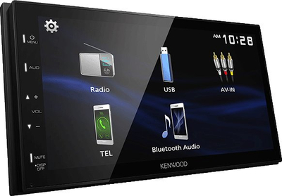 Radio veture Kenwood DMX-129BT, ekran 6.8", Bluetooth, e zezë
