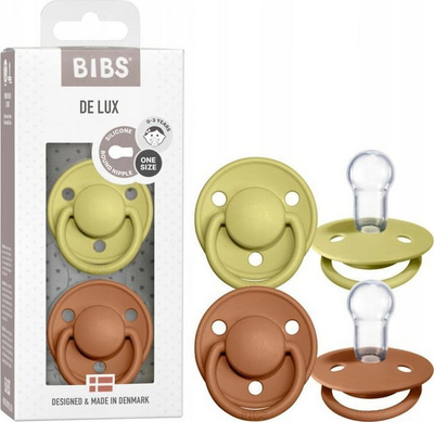 Biberon BIBS De Lux Silicone për foshnjat 0-36 muaj, dy copë