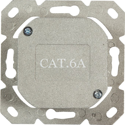 Kuti prize rrjeti LogiLink NP0124 CAT 6A, 2 porta RJ45, STP, e bardhë