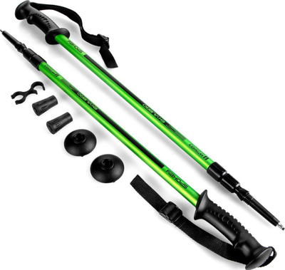 Shkopa për ecje Spokey, 105-135 cm, të gjelbër