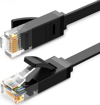 Мрежен кабел UGREEN NW102, Етернет Cat 6, UTP, 1m, црн