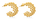 Troli Distinctive Gold-Plated Hoop Обетки VAAXF216G