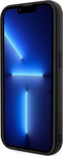 Kapak telefoni Karl Lagerfeld KLHCP14L3DRKH, për iPhone 14 Pro, hardcase silikon, i zi