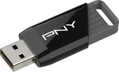 USB PNY Attaché X, 64GB, USB 3.2, e zezë