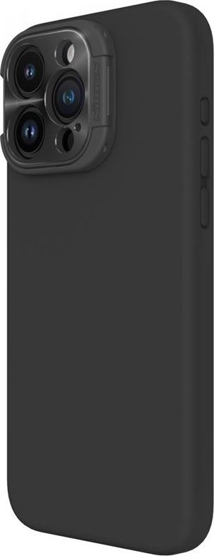 Kapak telefoni Nillkin LensWing për iPhone 15 Pro Max, magnetik MagSafe, silikon, i zi