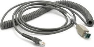 Kabllo karikimi Zebra CBA-U28-C15ZBR, 4.57 m, e zezë