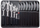 Set veglash B160, 3/8", 161 copë