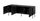 Kabinet TV ISLA, 150.5x40x60 cm, Black Matt, i zi mat