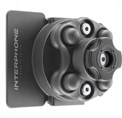 Mbajtëse navigimi moto Interphone Quiklox BMW, USB Type A C, IP66, e zezë