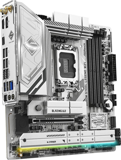 Pllakë amë Asrock B860M Steel Legend WiFi, Intel B860, DDR5, Micro ATX