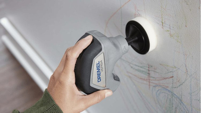 Sfungjerë pastrimi Dremel Versa, paketë 3 copë, shkumë, të bardhë