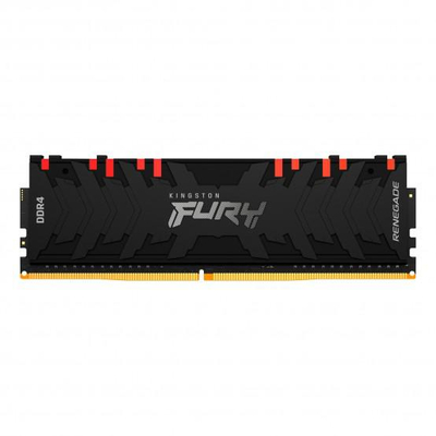 Memorie RAM Kingston Fury Renegade RGB 8GB DDR4, 3200MHz, modul i vetëm, e zezë
