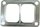 Garniturë turbinë TurboWorks T06 TwinScroll, çelik, 4 bulona