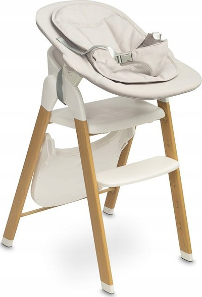 Karrige e nalte për kalamaj Triplo 3 në 1, paloset, me tabaka, beige