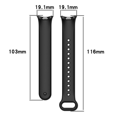 Rrip 4wrist, për Xiaomi Watch 9 & 8, i kuq