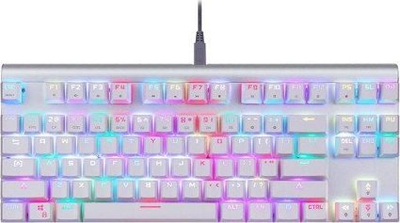 Tastierë mekanike Motospeed CK101, RGB, OUTEMU Red, e bardhë