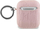 Kuti mbrojtëse Karl Lagerfeld PU Embossed Karl Head për AirPods 1/2, me karabinë, rozë