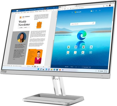 Monitor Lenovo L27i-40, 27", LED, ngjyrë argjendtë